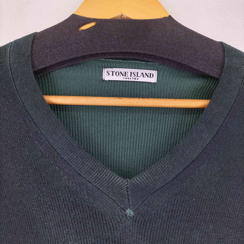 ストーンアイランド STONE ISLAND 11SS Vネック コットンセーター メンズ  XL